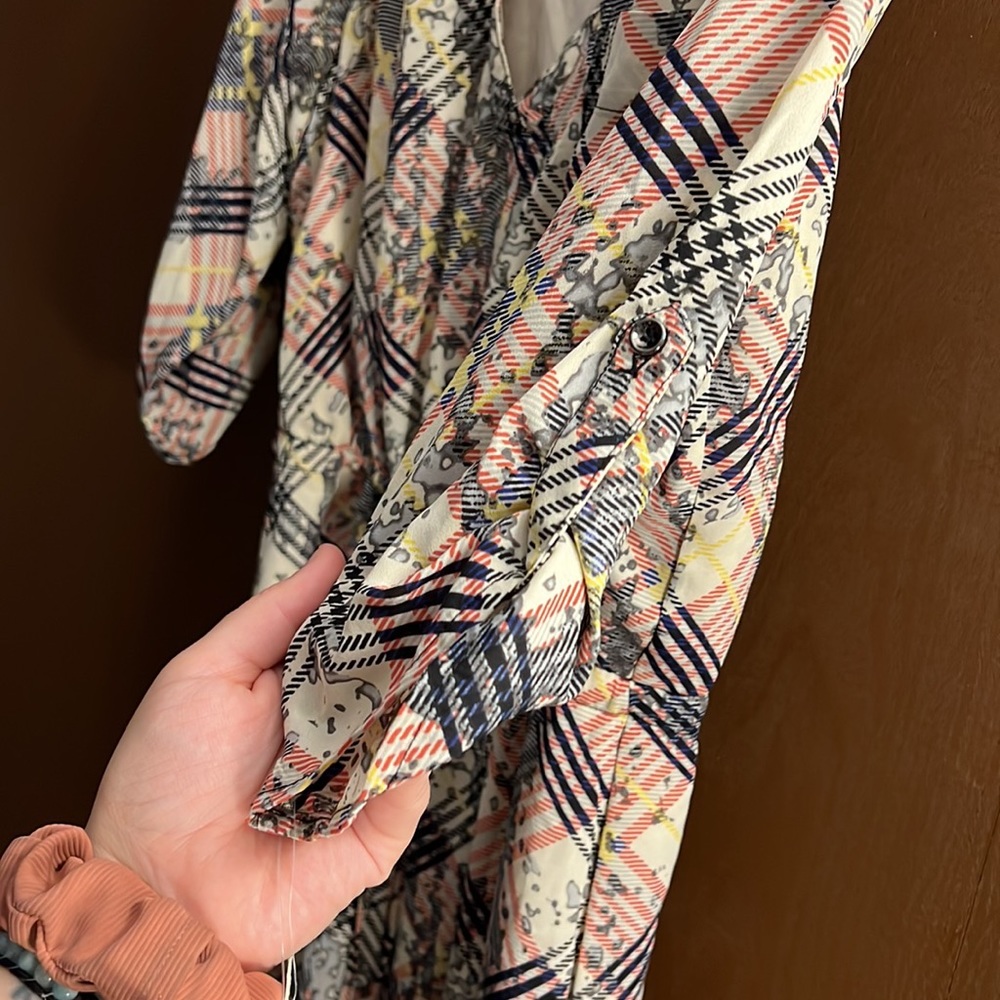 Multi print womens dress - Picture 5 of 8